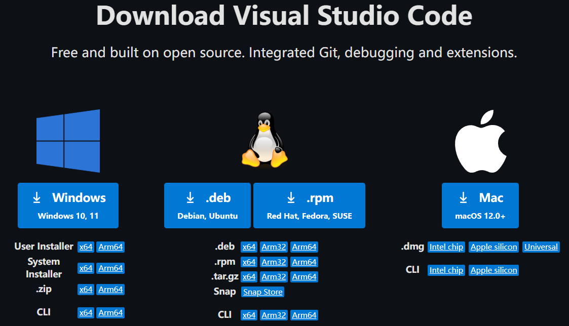 安装 VS Code